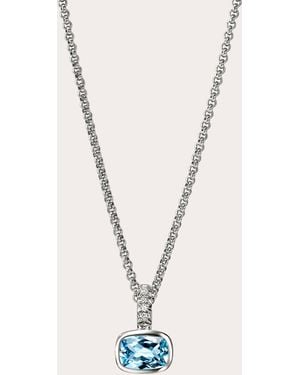 John Hardy Topaz & Diamond Heishi Gem Pendant Necklace - Natural