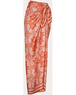 Aguaclara Palais Des Orangers Pareo Scarf Viscose/Silk