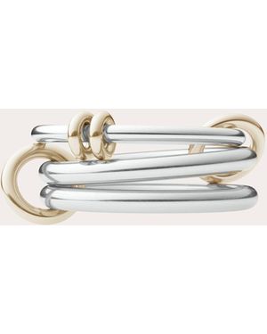 Spinelli Kilcollin Raneth 18K And Sterling Linked Rings - Natural