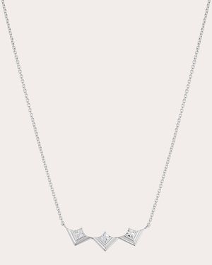ParkFord Sapphire Revival Frame Pendant Necklace - Natural