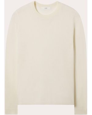 Co. Fine Cashmere Long-Sleeve Top - Natural