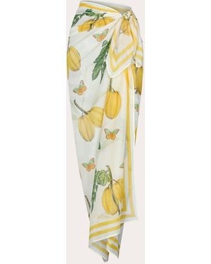 Aguaclara Fruits De L'Est Pareo Scarf - Metallic