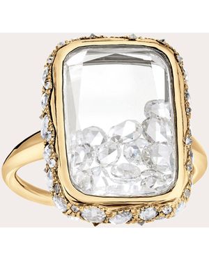 Moritz Glik Diamond & 18K Ten Fourteen Antique Shaker Ring - Metallic