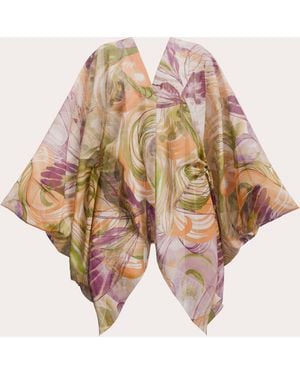 Andrea Iyamah Labu Vibra Sheer Organza Bubble Robe Polyester - Natural