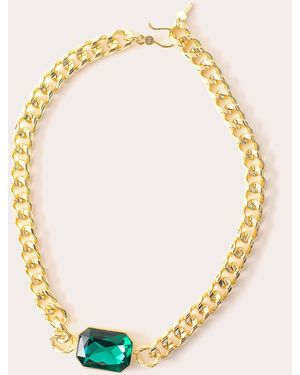 Short & Suite 14K-Plated Swarovski Crystal Choker - Metallic