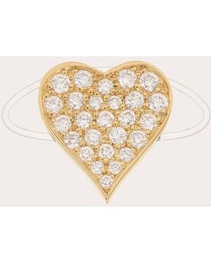 MYSTERYJOY Diamond & 18K Large Âme Ring - White