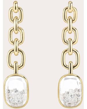 Moritz Glik Malha 18K Crystal And Diamond Shaker Earrings - Natural