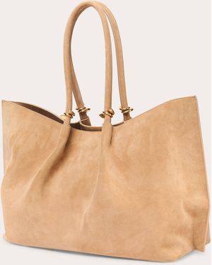 Jonathan Simkhai Devon Suede Tote - Natural