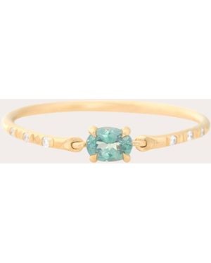 Yi Collection Alexandrite & Diamond Petite Circle Ring - Natural