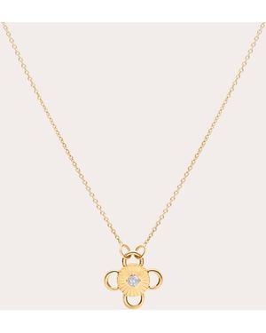 Rouvenat Diamond & 18K Baby Bolt Pendant Necklace - Natural