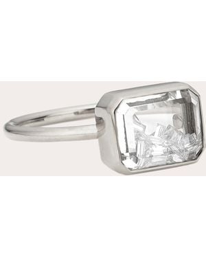 Moritz Glik Diamond & 18K Esmeralda Shaker Ring - Natural