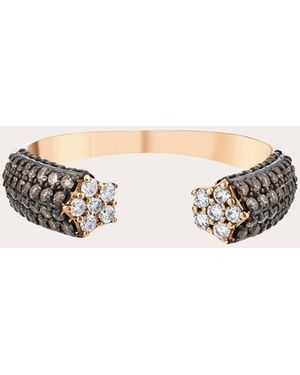 BeeGoddess Cognac Diamond Sirius Star Ring - Natural