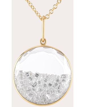 Moritz Glik Diamond & 18K Core 20 Shaker Pendant Necklace - White