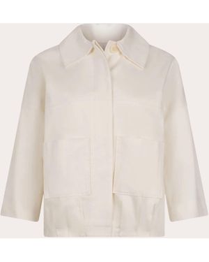 Merlette Solara Twill Boxy Jacket - Natural