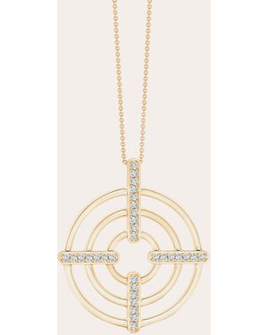 Natori Bar 14K Diamond Pendant Necklace - Natural