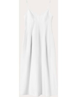 Co. 'Stton Poplin Bustier Midi Dress - White
