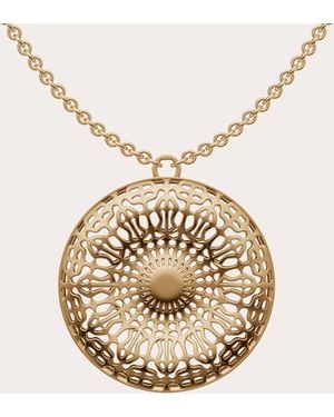 MUVEIL Vermeil 432Hz Pendant Necklace - Metallic