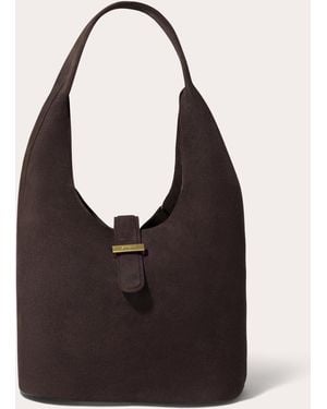 Jonathan Simkhai Khai Suede Shoulder Bag - Black