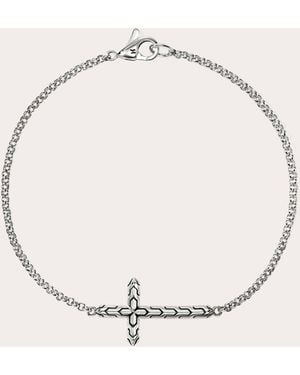 John Hardy Jh Essential Cross Bracelet - Natural