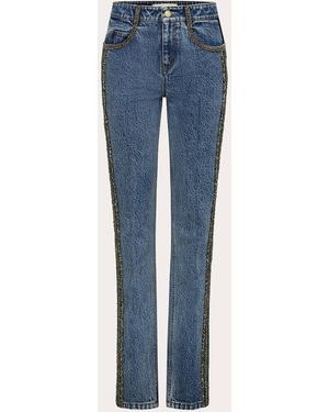 Hellessy Arlo Beaded Skinny Jeans - Blue