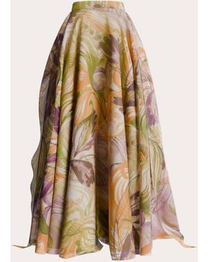 Andrea Iyamah Ondu Vibra Mesh Maxi Skirt Polyester/Mesh - Multicolor