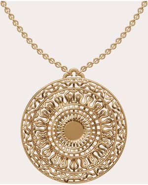 MUVEIL Vermeil 528Hz Pendant Necklace - Metallic