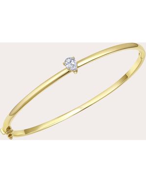 Gabriela Artigas Diamond & 14K Teardrop Bangle - Natural