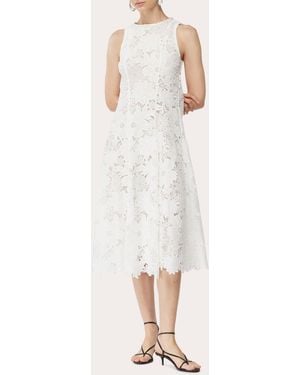 Waimari Farah Lace Fit & Flare Midi Dress - Natural