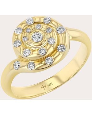 Future Fortune Diamond & 18K Milky Way Ring - Metallic