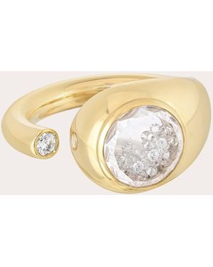 Moritz Glik Diamond & 18K Shaker Singular Open Ring - Natural