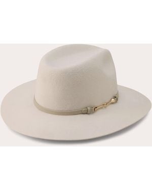 Helen Kaminski Claude Wool Felt Fedora - Natural
