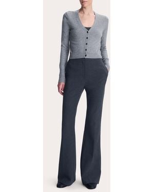 Jonathan Simkhai Remi Cashmere Shrunken Cardigan - Blue