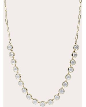 Anzie Topaz & 14K Mélia Kim Tennis Necklace - Natural