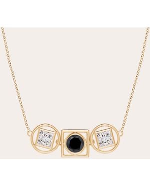 Natori Infinity 14K Diamond Pendant Necklace - Natural