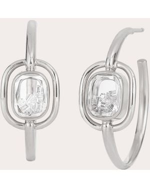 Moritz Glik Diamond & 18K Elo 25 Shaker Hoop Earrings 18K - Natural