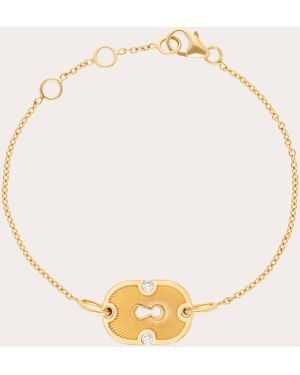 Rouvenat Diamond & 18K Unlock Bracelet - Natural