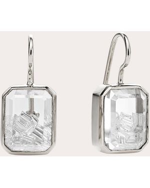 Moritz Glik Diamond Esmeralda Drop Earrings - Natural