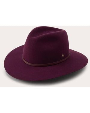 Helen Kaminski Claude Wool Felt Fedora - Red