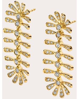 Elior Diamond & 18K Metropolis Drop Earrings - Metallic