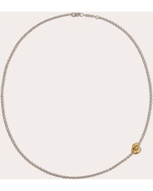 Otiumberg Two-Tone Link Up Chain Necklace - Natural