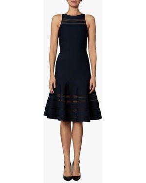 Zac Posen Sleeveless Knit Dress - Blue