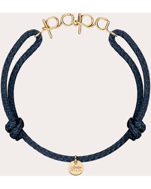 Atelier Paulin Papa Waxed Cord Bracelet - Metallic