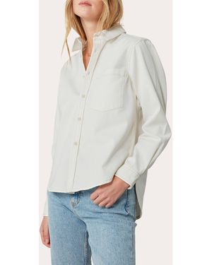 With Nothing Underneath The Classic Denim Shirt - Natural