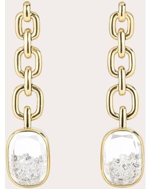 Moritz Glik Malha 18K Crystal And Diamond Shaker Earrings - Natural