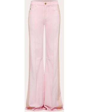 Hellessy Roze Grosgrain Tuxedo Jeans - Pink