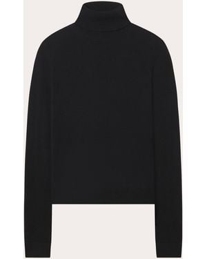 Co. Fine Cashmere Slim Turtleneck - Black