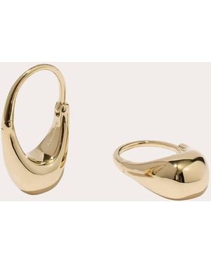 Otiumberg Roscida Drop Hoop Earrings - Natural
