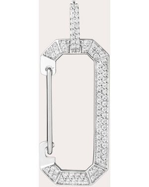 Eera Diamond Pavé Big Chiara Drop Earring - Natural