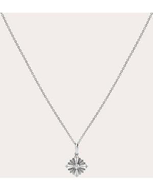 Rouvenat Diamond & 18K Stamp Pendant Necklace - Natural
