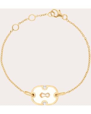 Rouvenat Ceramic & Diamond 18K Unlock Bracelet - Natural